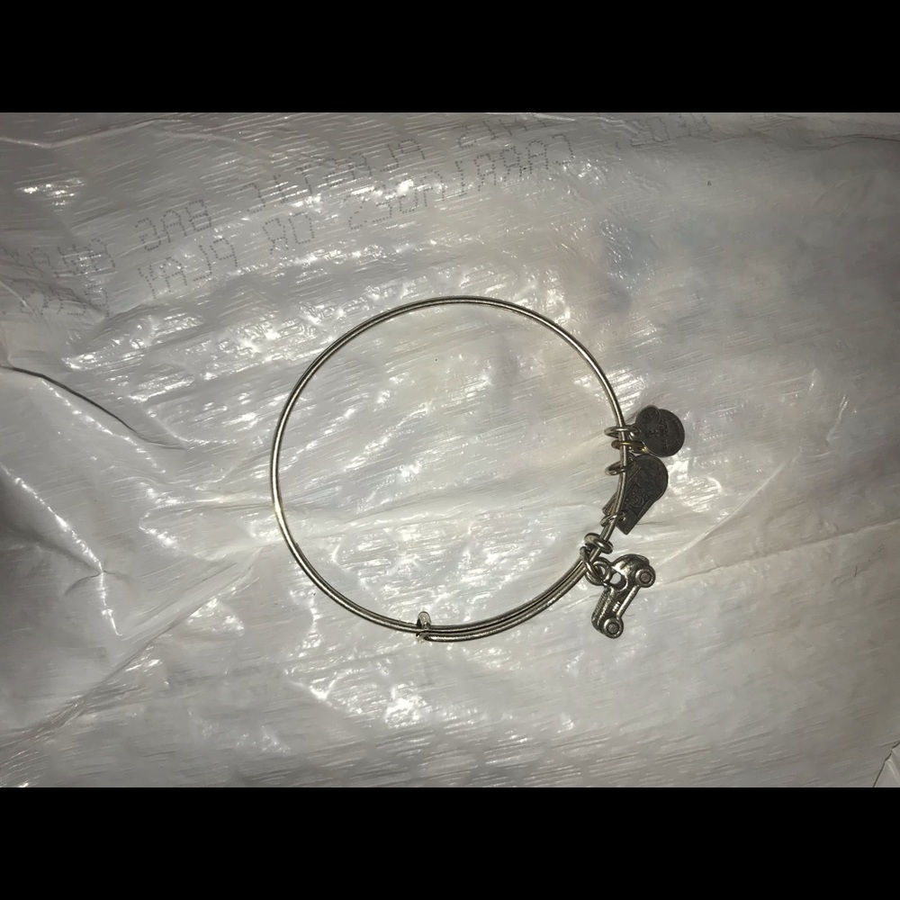 Monopoly car silver Alex and Ani bangle